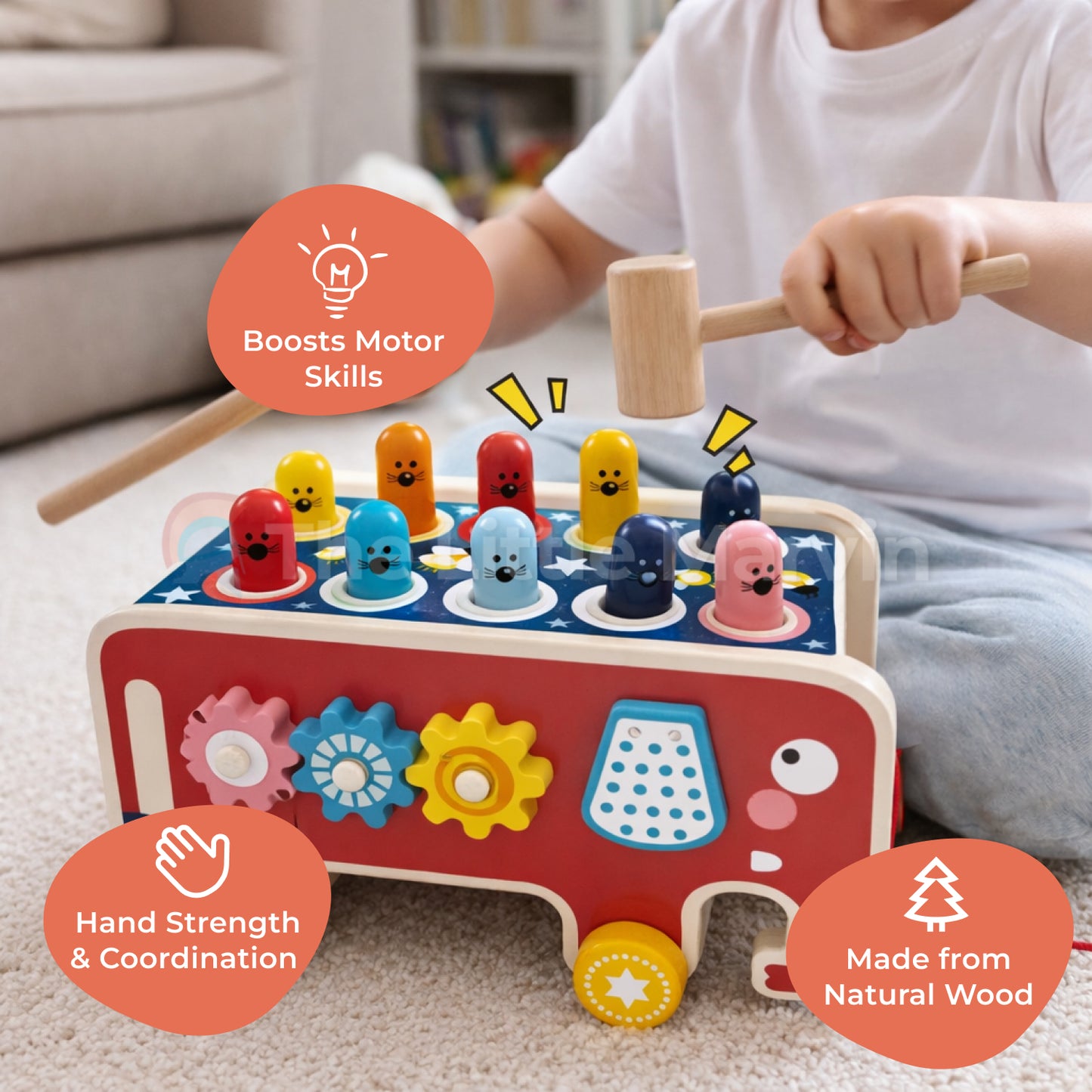 Marvin’s Wooden Pounding Bench