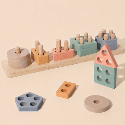 Marvin's Wooden Shape Sorter