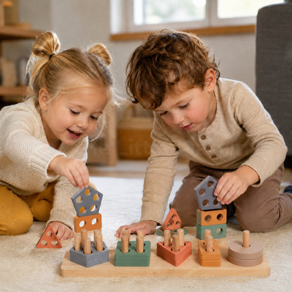Marvin's Wooden Shape Sorter