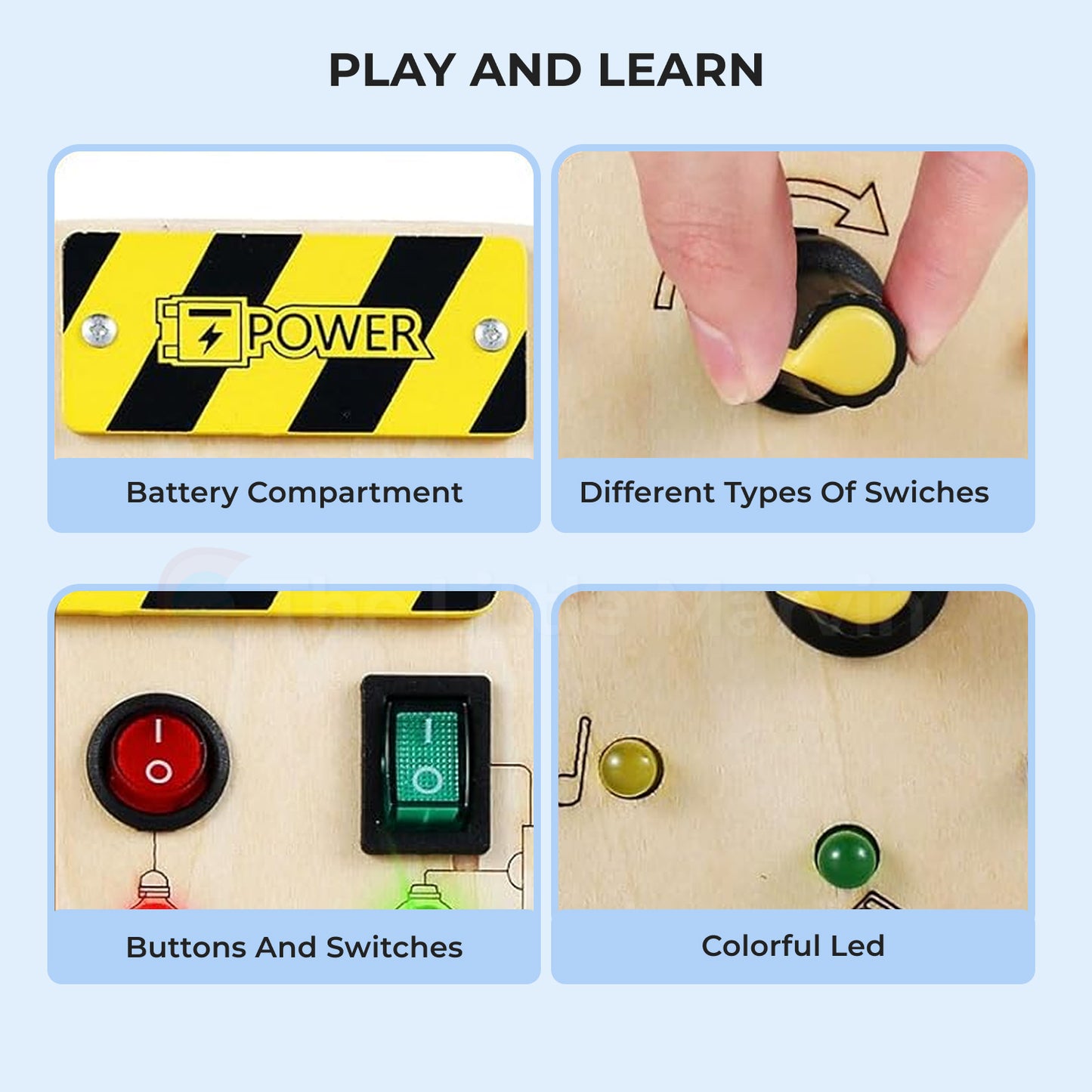 Marvin's Wooden Switch Board