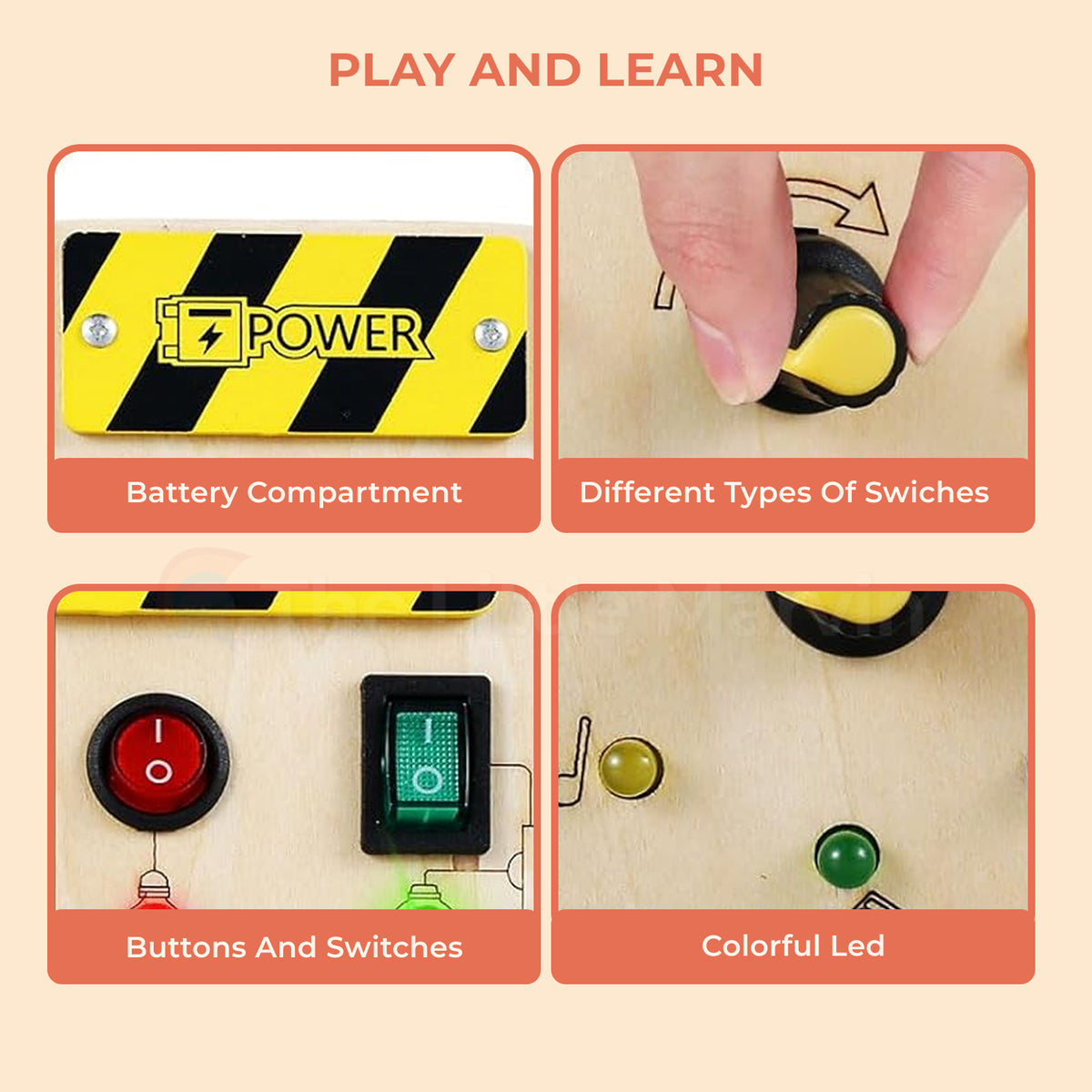 Marvin's Wooden Switch Board