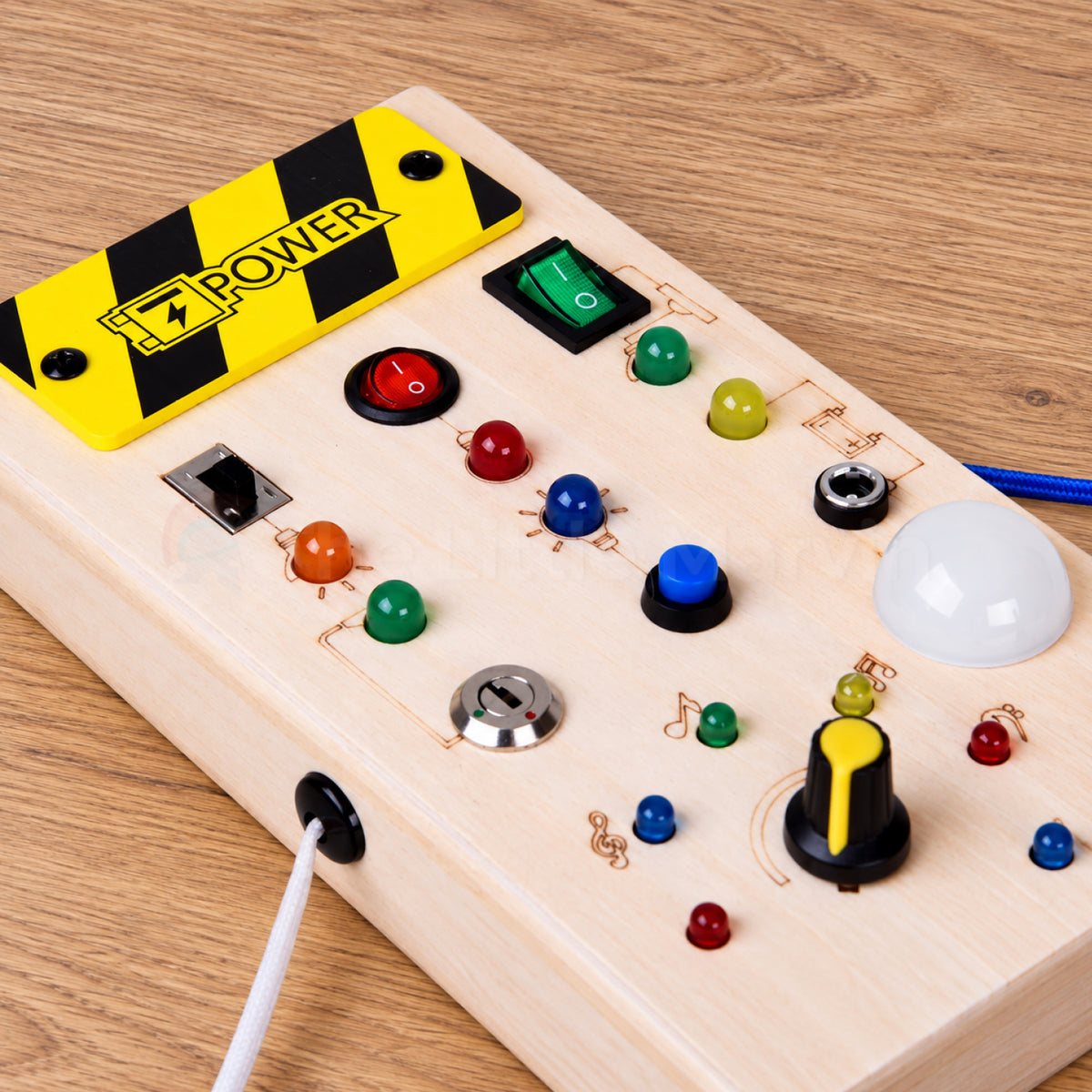 Marvin's Wooden Switch Board