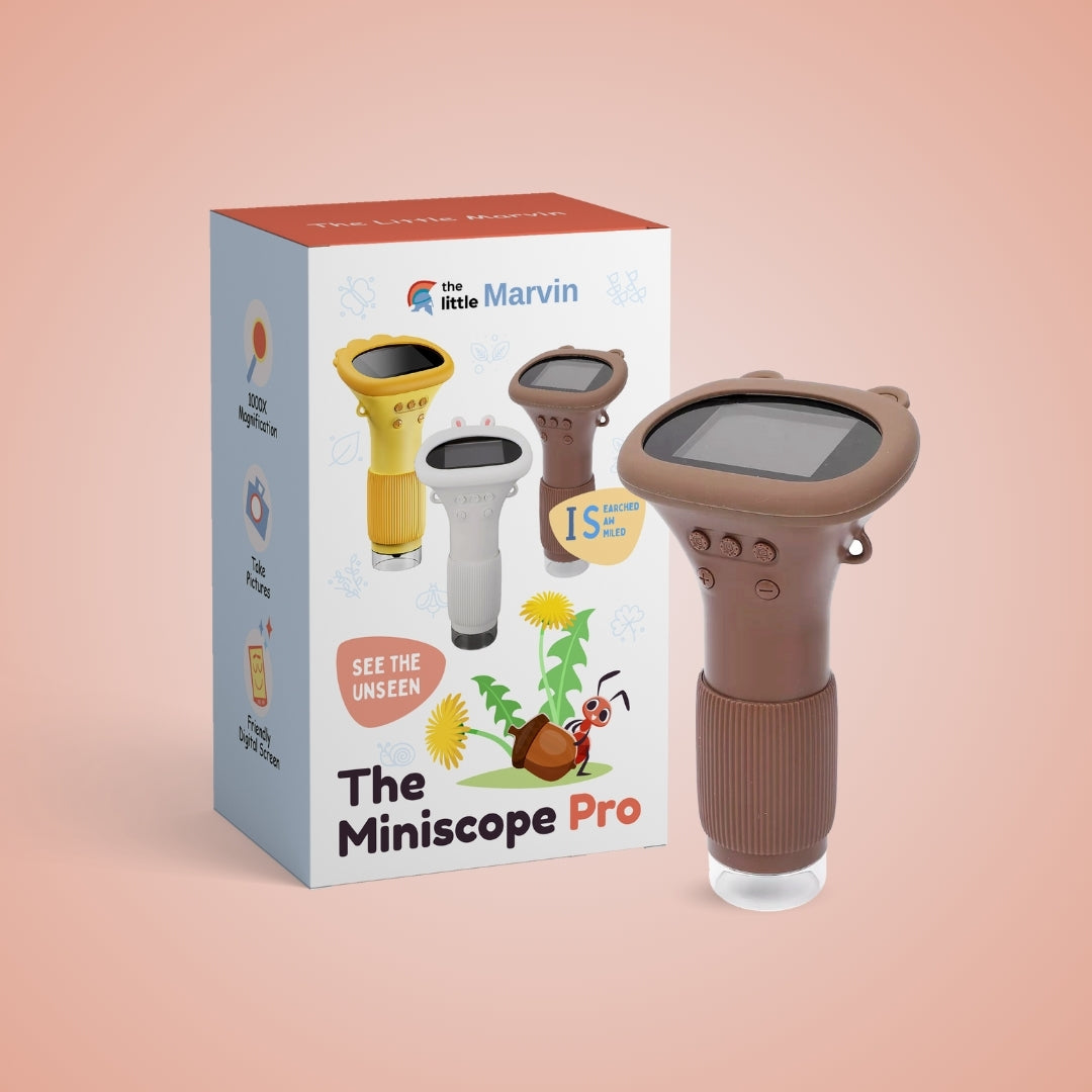 Micro Mini See The Miniscope Pro & 1000x Handheld Microscope – The Little Marvin