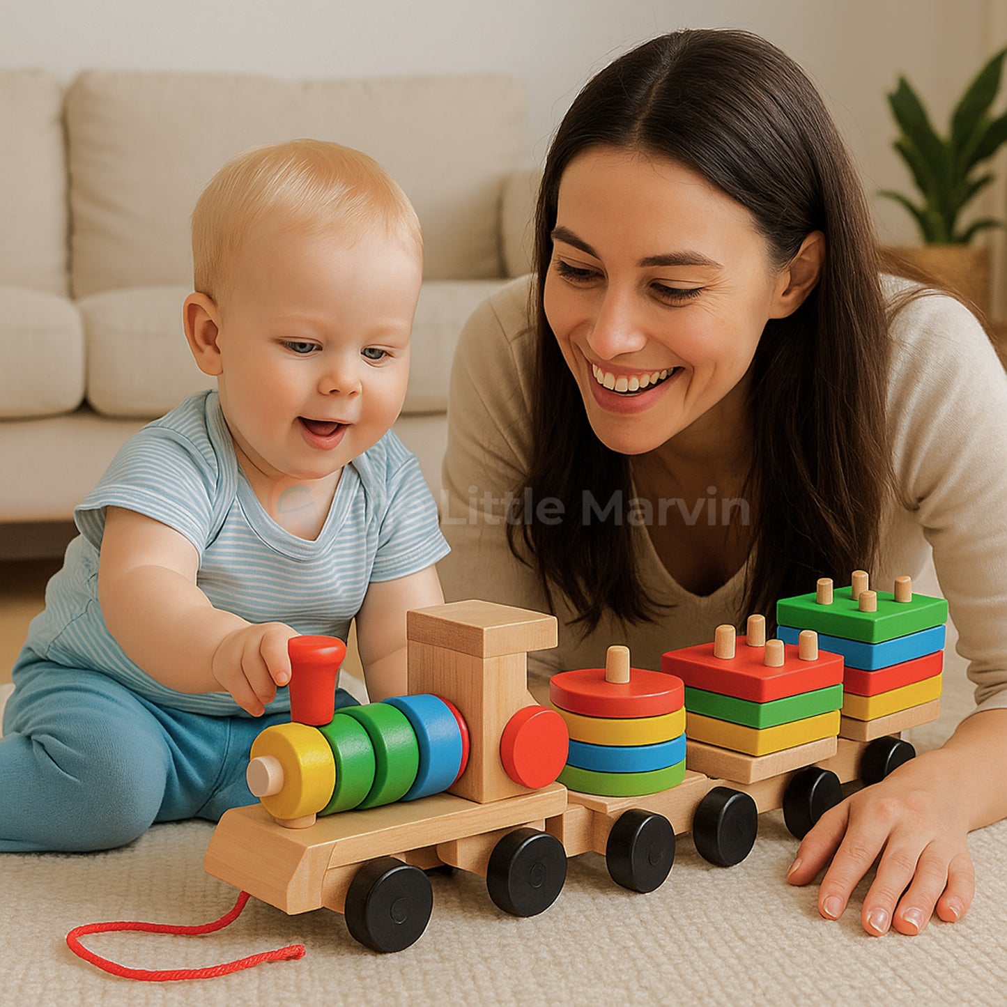 Marvin’s Wooden Train