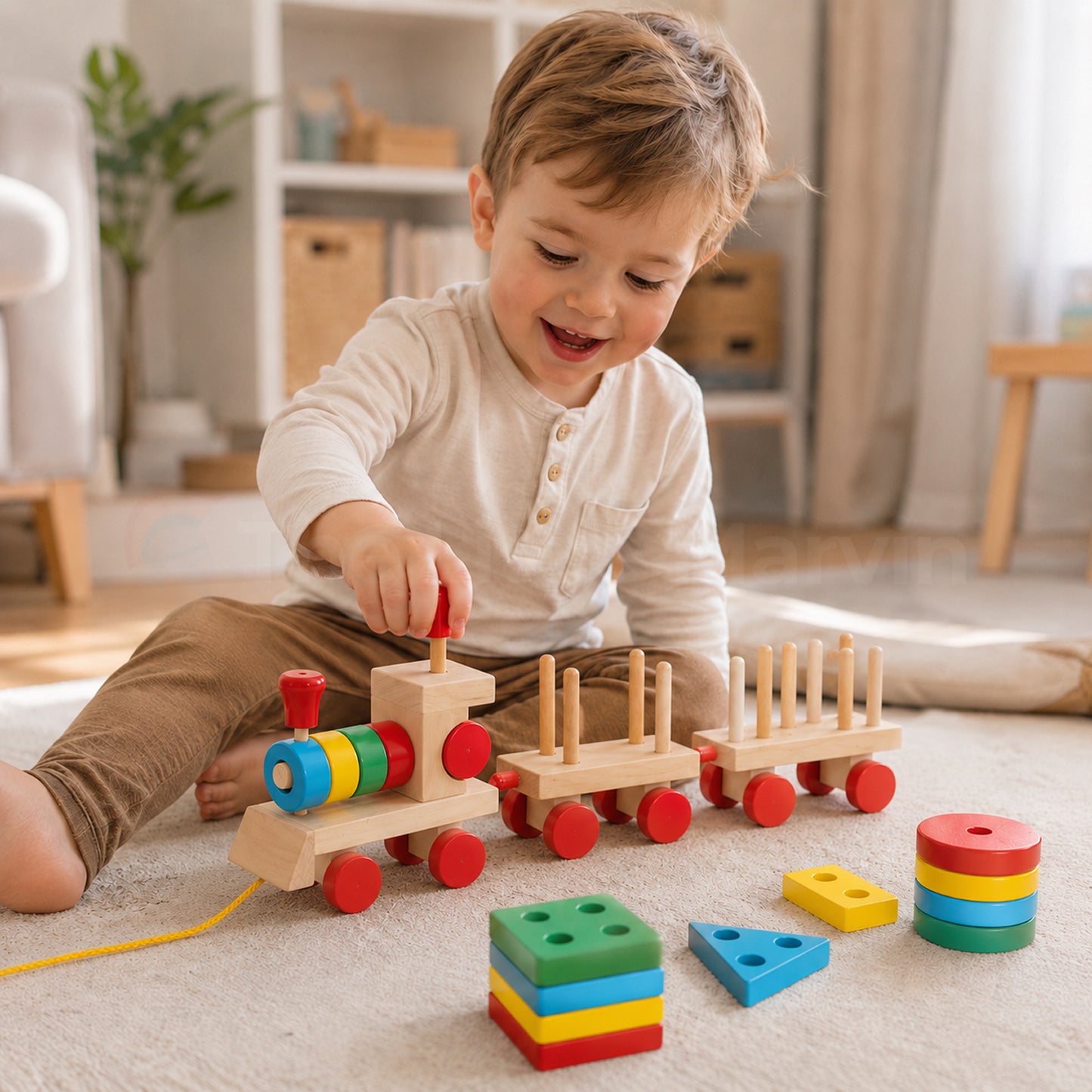 Marvin’s Wooden Train