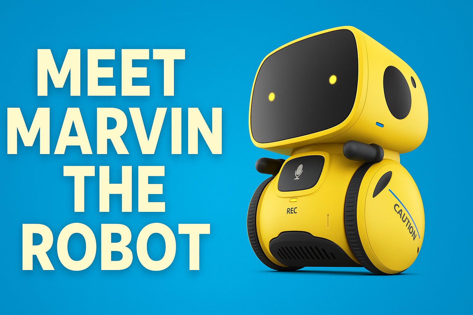 Load video: marvin the robot interactive toy product overview video