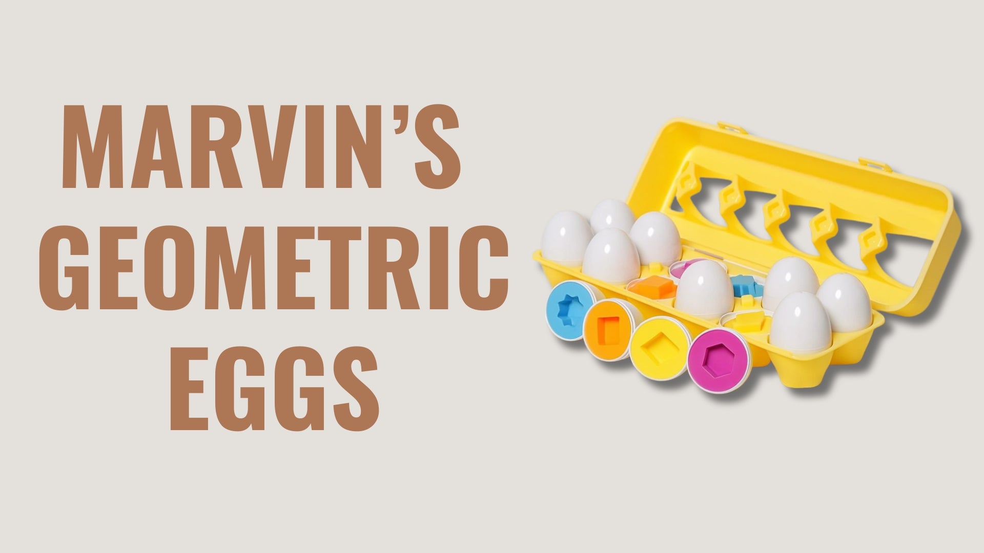 Load video: marvin&#39;s geometric eggs product overview video