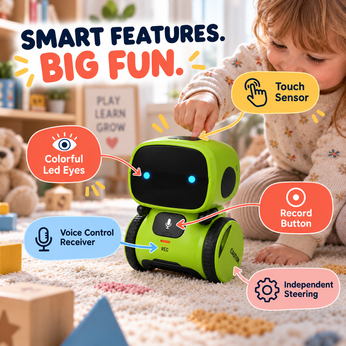 Marvin the Robot Interactive Toy